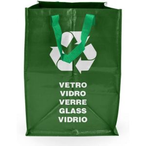 Checarzhn--No1-44l Sac Tri Selectif Avec Poignée - Poubelle Pour Le Verre - Poubelle Trieur À Déchets - Poubelle De Recyclage - Facile À Vider - Idéale Pour La Maison Et Le Bureau - Neuf