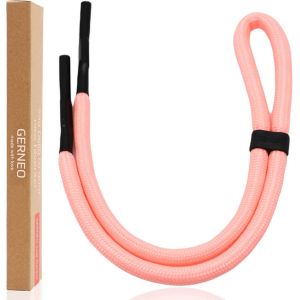 Bracelet De Lunettes De Sport Flottant En Néoprène - Brille Dans L'obscurité - Réglable Avec Câble - Bande De Lunettes De Sport Imperméable Et Maintien Ferme, Rose - Neuf