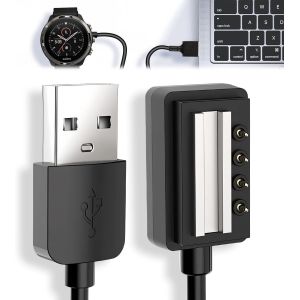 Letnerny-Chargeur Usb Universel Pour Montres Suunto - Socle De Chargement Haute Vitesse Avec Câble 100cm | Compatible Spartan Ultra Hr, Sport Wrist Hr, Suunto 9, D5, Eon Core | Protection Surtension - Neuf