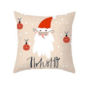 45x45cm Thème De Noël Imprimé Taie D'oreiller Coussin De Noël Protecteur - Neuf