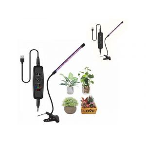 Lampe de culture LED d'int&eacute;rieur &agrave; pince 5 W pour la croissance des l&eacute;gumes et des fleurs - Neuf