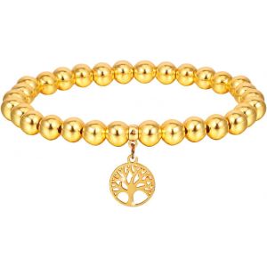 Eryi-Arbre De Vie En Acier Inoxydable Pour Les Femmes Hommes Vintage Mode Gracieux Charm Box Chain Bracelet Pour Femme Homme - Neuf
