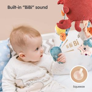 Jouets Pour Bébé De 0 À 3, 6, 9 Et 12 Mois, Poussette D'activités En Peluche Et C - Neuf
