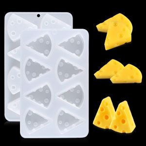 KAL-Forme De Fromage Moule En Silicone Moule À Fromage 3D En Silicone Moule Antiadhésif Pour Diy Petit Gateau Mousse Bonbons Chocolat Glace - Neuf