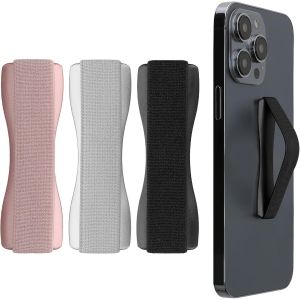 Mdy-3x Support Doigt Smartphone - Accessoire Doigt Pour Téléphone Portable - Sangle Poignée Dos Smartphone - Noir-Argenté-Or Rose - Neuf