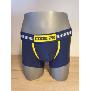 Boxer Coton Homme Bleu Marine Code 22 Mod&egrave;le Sailor Ts - Neuf
