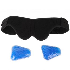 Ceinture Herniaire Pour Hommes Et Femmes, Support De Hernie Inguinale, Sangle De Fixation De Compression Avec Coussinet De Compression Chaud-Froid En Gel, Taille Xl - Neuf