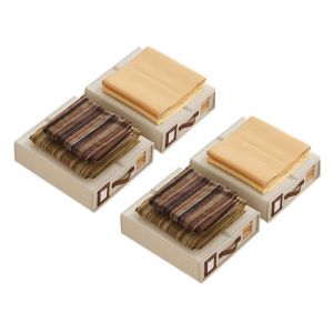 Ensemble De Rangement Pliable Pour Draps Beiges - Lot De 4 - Neuf