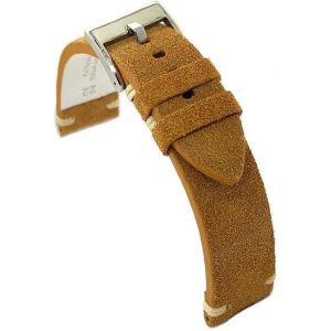 Eryi-Bracelet De Montre En Cuir Nubuck Artisanal Vintage U2013 Plat, Fait Main U2013 Disponible En 18mm 20mm 22mm 24mm 417 - Neuf