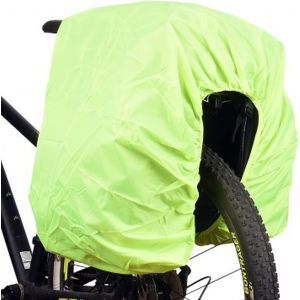 Housse De Pluie Pour Housse De Pluie Panier De V&eacute;lo Sac De V&eacute;lo Porte-Bagages 60l-80l &Eacute;tanche Jaune Fluo - Neuf