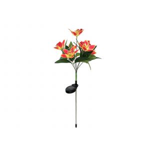 Lampe Solaire Orchid&eacute;e Avec 42 Led Pour La D&eacute;coration De Jardin - Neuf