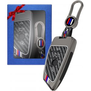 Lbgwp60-Ttcr-Ii Alliage De Zinc Coque De Clé Compatible Avec 2 3 5 7 Series X1 X3 X4 X5 X6 F15 F16 F45 F48 G01 G02 G30 G32, 4 Boutons G30 Étui Clés Fibre De Carbone - Neuf