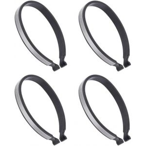 Meimie-Lot De 4 Pinces À Pantalon De Vélo, Réfléchissantes, Bandes Élastiques Avec Revêtement En Pvc, Porte-Pantalon De Vélo Pour Homme, Femme, Cycliste, Jogging - Neuf