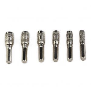 6pcs 6 Point Hex Socket H4 Hex Tige Tournevis M&eacute;trique Driver Outil Perceuse M&eacute;tal 25mm 3mm 35mm 4mm 45mm 5mm 5mm - Neuf