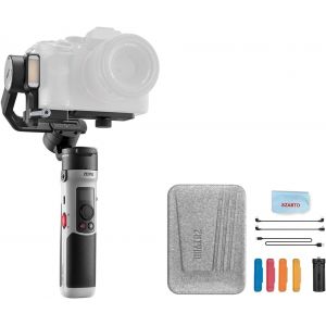 Lbgwp60-Crane M2s Stabilisateur Gimbal 3 Axes, Pour Caméra Action/Smartphone/Caméras Sans Miroir,Compatible Avec A6600/A6500/A6000/Rx100 M7/Gx85,Pour Gopro Hero10/9/8 5/6/7 - Neuf