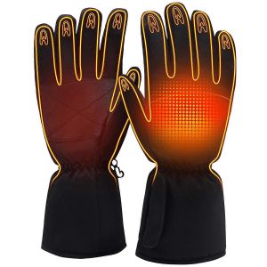&Eacute;lectrique Chauff&eacute; Gants Chaud &agrave; la Main, aliment&eacute; par Batterie en plein air Moto Mitaines - Neuf