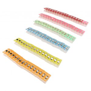 Hjlian Lot De 100 Pinces A Coudre Polyvalentes En Plastique, Fixation Solide Pour Le Quilting, L'artisanat Et La Reliure, Couleur Aleatoire - Neuf