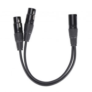 Cable JORINDO JD606 XLR male vers double XLR femelle, repartiteur de type Y, cable audio et microphone - Neuf