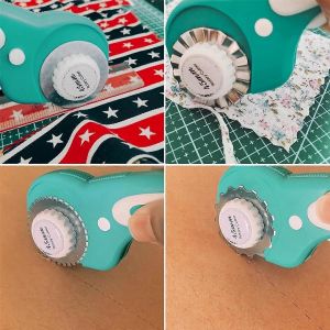 Cutter Rotatif Pour Tissu De 45 Mm Avec 8 Lames Rotatives - Neuf