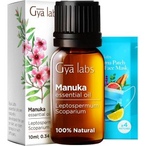 Pure Manuka Oil For Skin-100% Therapeutic Grade Essential Oils For Skin-Undiluted Manuka Essential Oil For Nails,Skin And Face (10ml) - Neuf