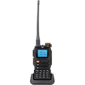 Station de Radio Portable VHF/UHF P16UV 999 canaux, Double Bande TX et 6 Bandes RX, Transmission VOX, Scan, Radio FM, cha&icirc;nes m&eacute;t&eacute;o, Li-ION 2600 mAh - Neuf