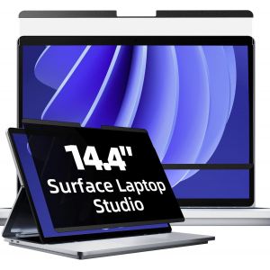 Magn&eacute;tique Filtre De Confidentialit&eacute; Compatible Avec Microsoft Surface Laptop Studio 14.4 Pouces, Amovible Protection Ecran Surface 14.4"", Filtre Lumiere Bleue Ecran Anti Espion Surface 14.4 Pouces - Neuf