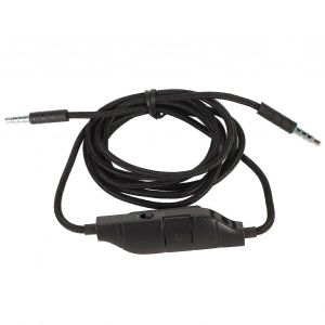 Câble audio pour casque de jeu 3,5 mm,cordon auxiliaire avec microphone intégré,contrôle du volume et sourdine,pour Logitech G633,G933,G935 et G635 - Neuf