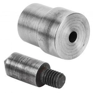 Lot de 2 moules de perforation en acier de 1,5 a 16 mm, 45#, pour trous creux, pour ceinture en cuir (16 mm) - Neuf