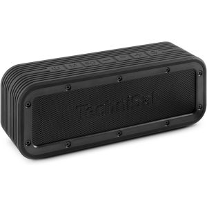 Bluspeaker Od Tws - Haut-Parleur Bluetooth D'Extérieur (Stéréo, 30 Watts, Mains Libres Avec Microphone, Façade Métallique Et Cadre En Caoutchouc, Ipx6, Batterie, True Wireless Stéréo) Noir - Neuf