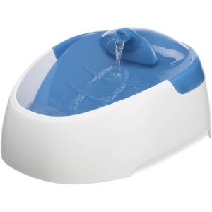 Fontaine &Agrave; Boire Duo Stream - Enrichit L'eau En Oxyg&egrave;ne - Refroidit Gr&acirc;ce &Agrave; La Circulation De L'eau - Filtre &Agrave; Charbon Actif - Pompe Avec Arr&ecirc;t Automatique -20 X 12 X 23 Cm-Capacit&eacute; 1l -24462 - Neuf