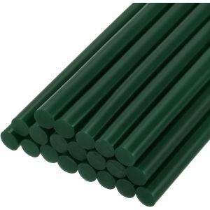 Bâtons de Colle pour Pistolet à Colle Chaude,100mm de Long x 11mm de Diamètre,Parfait pour les Projets d'Artisanat Diy et le Scellement,Vert Foncé,20 Pièces - Neuf