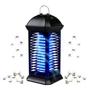 KALANKA-Lampe Anti-Moustique, 11W 4200V UV Lampe Anti Mouche, Tueur d'Insectes Électrique Anti Insectes, Lampe Électrique Anti-Moustique Efficace Portée 140m² pour Intérieur et Extérieur - Neuf