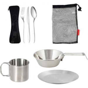 Eryi-Ensemble De Couverts De Camping - Neuf