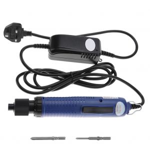 Tournevis electrique automatique a tige droite de 5 mm, outil pratique, prise britannique 220 V - Neuf