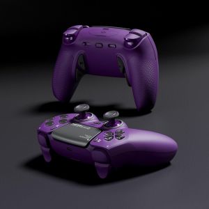 Phantom Pro Manette Pour Ps5 Avec 4 Palettes & 8 Joysticks Analogique Hall Effect,Controller Pour Ps5 Avec G&acirc;chettes & 6 Profils Remappage,Compatible Avec Pc,Mobile-Violet Cr&eacute;puscule - Neuf