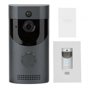 HJLIAN Sonnette video intelligente HD WiFi sans fil avec camera de securite pour la maison - Neuf