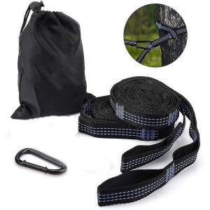 Kit De Sangles Robustes Pour Balançoire Et Hamac Avec Mousquetons De Sécurité - Réglable, Durable, Capacité De Charge De 500 Kg, Portable Pour Le Camping Et L'extérieur - Neuf