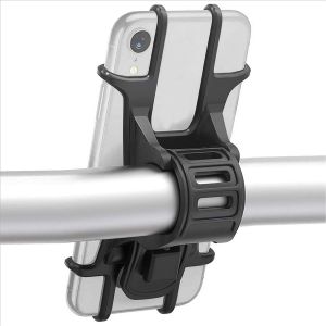 Vélo Universel De Titulaire Téléphone De Silicone De Vélos Titulaire Téléphone Pour L'iphone, Samsung, Huawei Et 4,5-7,0 Pouces Smartphones Idéal Pour Les Mountain Bike Moto Poussette - Neuf