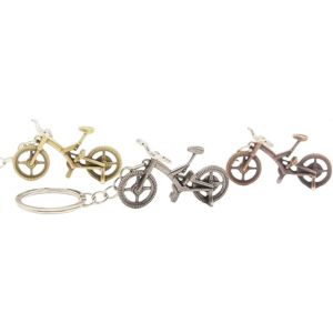 KAL-V&eacute;lo Porte-Cl&eacute;s M&eacute;tal Vintage Porte Clef En Bronze 3Pcs Porte-Cl&eacute;s Sac &Agrave; Dos Personnalit&eacute; Tendance Porte-Cl&eacute;s Pendentif Porte-Cl&eacute;s Pour T&eacute;l&eacute;phone Voiture Sac Porte-Cl&eacute;s Charme Cadeau - Neuf