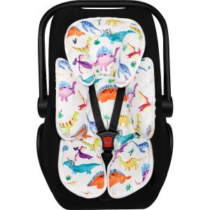 Nouvelhorizonstore-Appui-T&ecirc;te Et Corps Pour Nacelles - Insert Pour Nacelles - Coussin D'appui-T&ecirc;te Pour Nouveau-N&eacute; - Pour Poussette, Balan&ccedil;oire, Dinosaure - Neuf