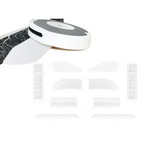 Kit de rampe de seuil pour aspirateurs robots - 2 barres blanches de 68,6 cm - Neuf