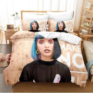 Parure De Lit Imprimee En 3d M-Melanie Martinez, Taie D'oreiller, Album De Maison De Poupée, Housse De Couette, Simple, Double, Double, Queen, King Size, Cadeaux Pour Garcon S Et Filles - Neuf