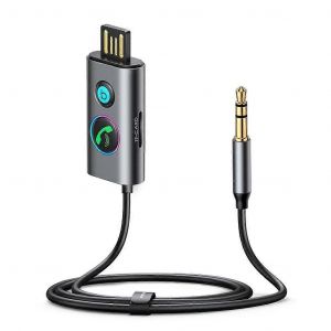 Émetteur Bluetooth 5.3 de voiture Adaptateur audio sans fil 3,5 mm pour la diffusion de musique - Neuf