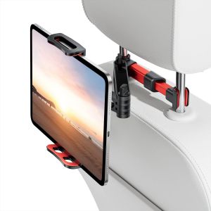 Support Tablette Voiture - Extensible Support de Tablette de si&iquest;&iquest;ge de Voiture pour iPad/Samsung Galaxy Tabs/ Kindle Fire HD et d'autres appareils (Rouge) - Neuf