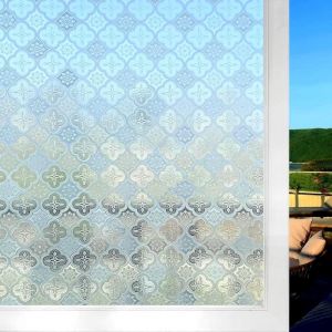 Film Décoratif 3d Pour Fenêtre, Auto-Adhérent, Électrostatique, Opaque, Brise-Vue, 30 X 200 Cm, Motif Vintage, Rétro - Neuf