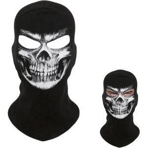 Ghost Mask- Balaclava Pour Hommes Cagoule Ghost Masque Cosplay Costume F&ecirc;te D'halloween Ski Snowboard V&eacute;lo Moto Sports De Plein Air Activit&eacute;s - Neuf