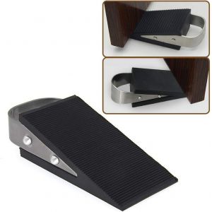 Cale de porte, lot de 1, butée de nivellement en caoutchouc, pour carrelage et moquette - Neuf