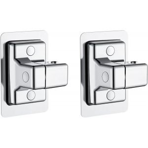 ERSHI-2 pièces Support de pommeau de Douche Support de Douche à Angle réglable à 360 ° Support de Douche à Main en pâte Forte pour[2483] - Neuf