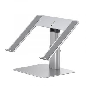 Support d'ordinateur portable pour bureau MacBook Air Mac Book Pro M3 M2 M1 Dell XPS HP Xiaomi Lenovo 13 14 15.6 16 17 pouces ordinateur portable Riser-Argent - Neuf