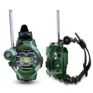 Talkie-Walkie Pour Enfants, Portée De 1 À 3 Km, 8 Canaux Avec Lampe Torche, Jouets D'extérieur, Cadeaux Pour Filles Et Garçons - Neuf